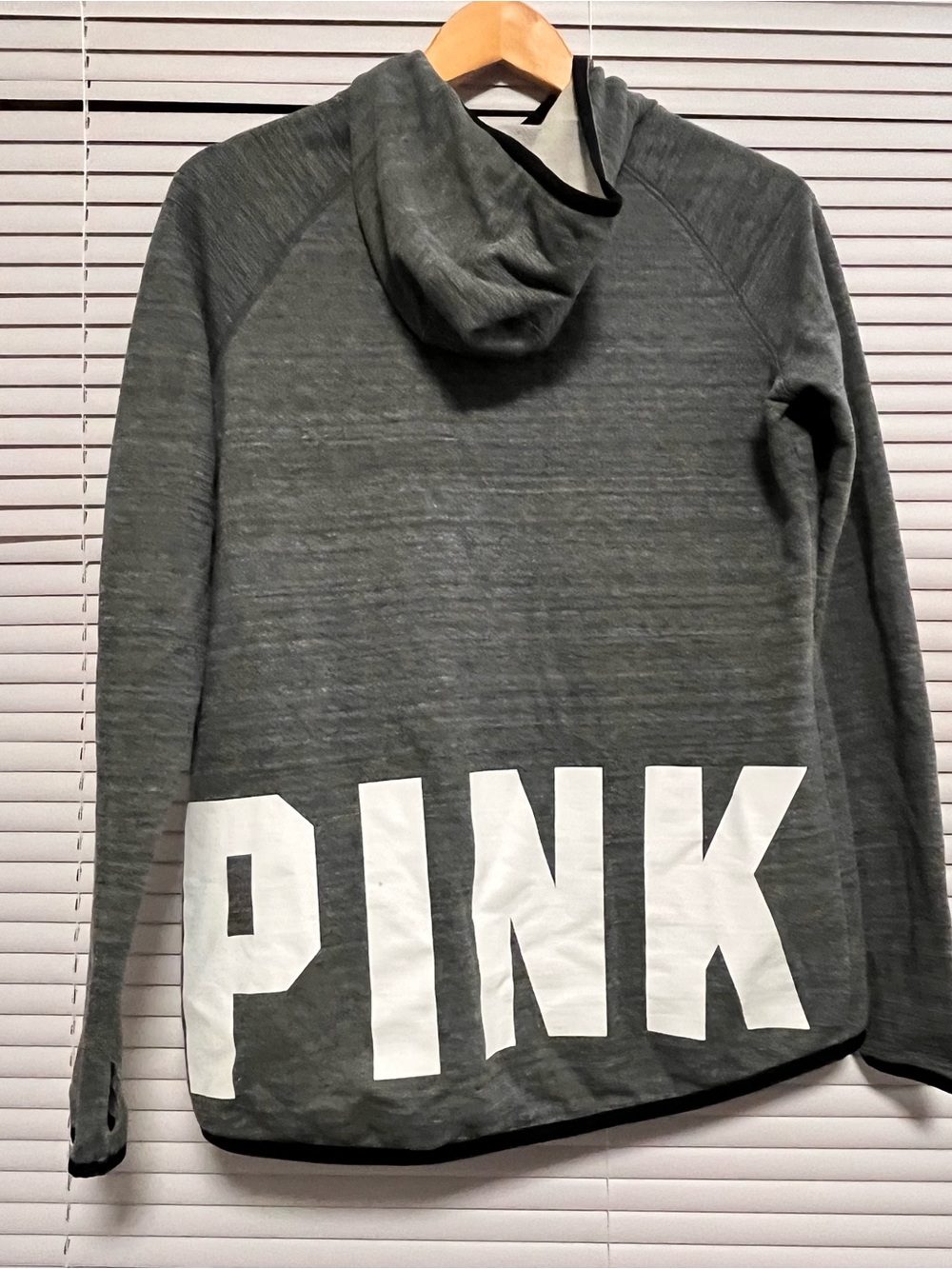 Victoria's Secret PINK Asymmetrical Side-Zip Hoodie: